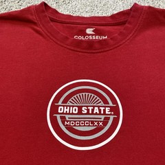Ohio State Buckeyes T-Shirt Men’s S Relaxed Fit Red Short Sleeve Crew Colosseum