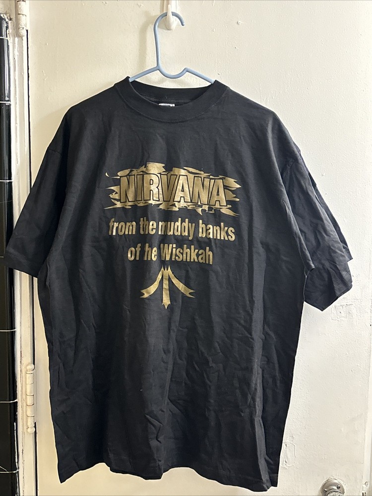 Vtg Nirvana T Shirt From The Muddy Banks Of The Wishkah XL Cd Box Set Exclusive