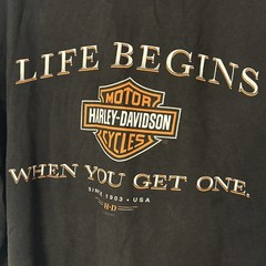 Harley Davidson Shirt Mens 2XL Black SS Motorcycle Made In USA, Birmingham, AL