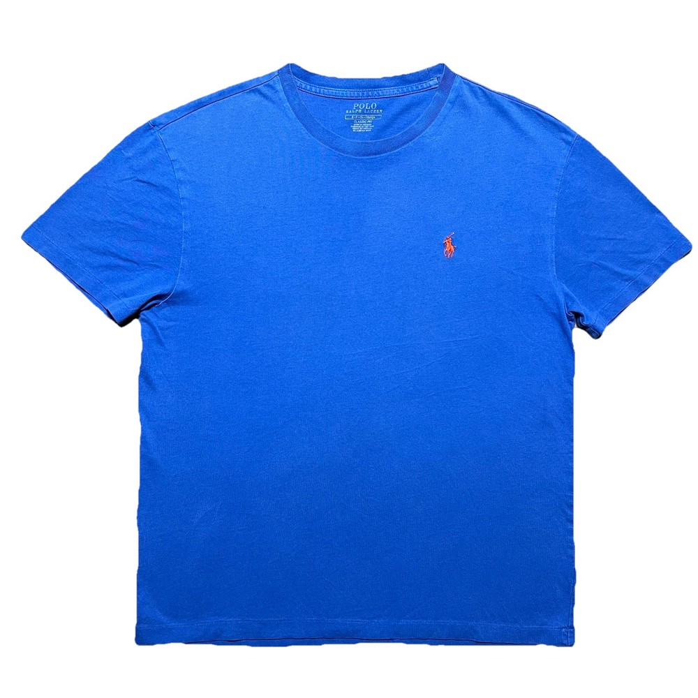 Polo Ralph Lauren T Shirt Mens S Blue Classic Fit Red Pony