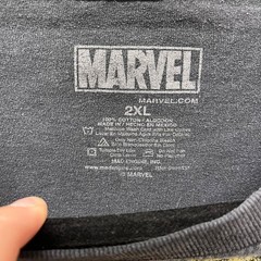 Marvel Shirt Mens 2XL Black Spiderman Daredevil Punisher Comic Book Graphic