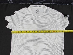 Nike Pro Dri Fit Fitted Shirt White Men’s Size Medium 838000-100