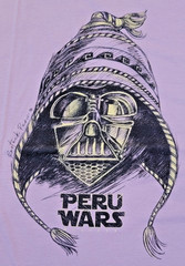 Peruvian Design T Shirt Unisex Size S *** Chullo – Andean Knitted Design