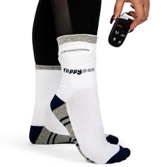 Zipper Sock Wallet – Cotton & Polyester Zipper Socks with Pockets – Fits shoe…
