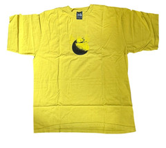 VTG Levi’s SilverTab Moon Radar T-Shirt L Acid Yellow NWOT Made in USA 90s Cyber