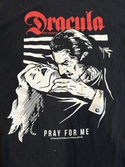 Riot Society Dracula Shirt Mens Medium M Black Pray For Me Universal Monsters