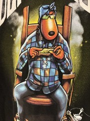Crooks And Castles X Death Row Records Snoop Dogg Electric Chair T Large EUC