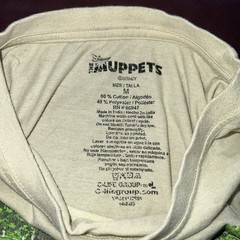 Kermit The Frog ‘Country Roots’ Graphic Tee T-Shirt Adult Medium Tan