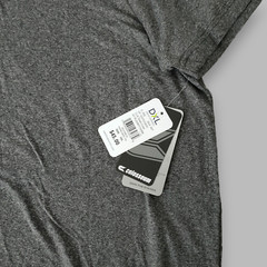 COLOSSEUM Grey T Shirt Mens Adult 5XL 5 Extra Large Maxi Tee Plus Size Soft