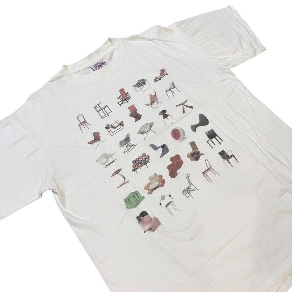 Vitra Eames Masterpiece Chair T-Shirt Vitra Eames Vintage 90s size JP M US S
