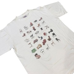Vitra Eames Masterpiece Chair T-Shirt Vitra Eames Vintage 90s size JP M US S