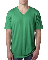 Next Level 6040 Men’s Cotton Polyester Rayon Triblend V Neck Tee Top T-Shirt