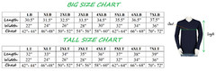 Styllion Big and Tall Mens Shirts – V Neck Long Sleeve – Heavy Weight – VLS