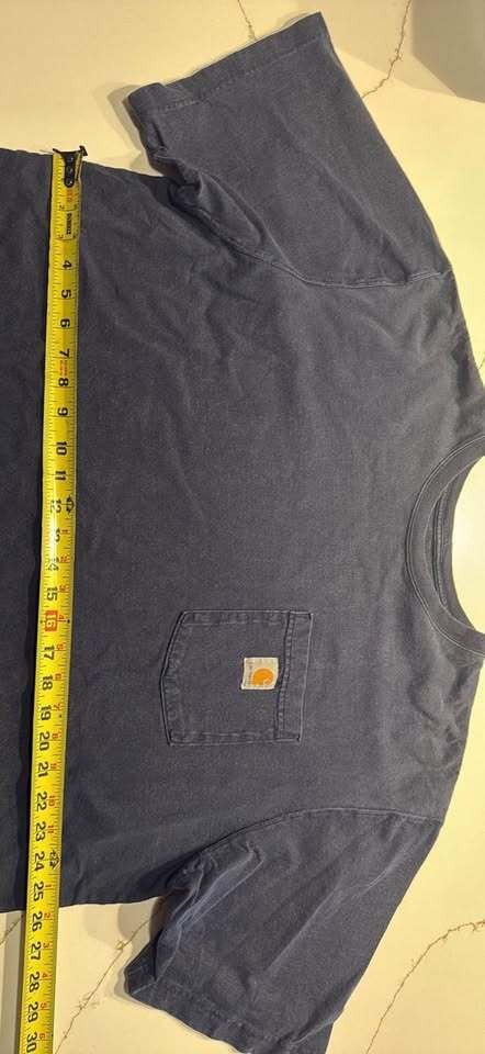Carhartt K87 Navy Blue Pocket T-Shirt Size XL