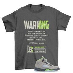 Reserved Green Bean Shirt to Match Air Jordan 5 Green Bean / DM9014-003