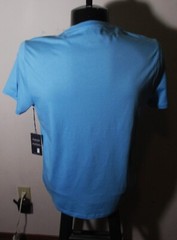 DANIEL HECHTER Paris Blue 100% Pima Cotton Sht Sleeve T-Shirt Size M NWT
