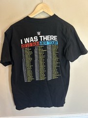 WWE Live Summer Tour 2018 Graphic Tee Black Medium