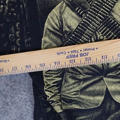 Vintage Emiliano Zapata Pancho Villa Shirt Mens Small Mexican All Over Print AOP