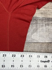Patagonia Capilene 4 Zip-Neck Mens XL Red Performance Base Layer Shirt Top Hike