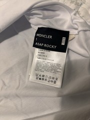 Moncler x ASAP Rocky Cotton T-Shirt Size L Limited Edition