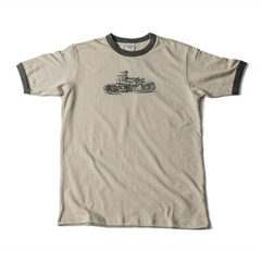 NON STOCK 50s Biker Racing Graphic T-Shirts Men’s Colorblock Slim Fit Tee Shirts