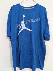 Jordan Men’s XXL Blue Jumpman Logo Graphic Print Crew Neck Short Sleeve T-Shirt