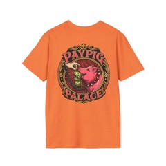 Paypig Palace Funny FinDom Humor T-Shirt | Cash Pig Back Side Graphic Tee