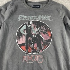 Vintage Fleetwood Mac Rumors Sweater Unisex 1X Gray Long Sleeve