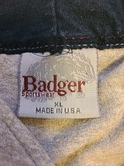 Vintage Baseball Jersey Badger Sport Made USA Size XL #19 Cardinals Sluggerbird