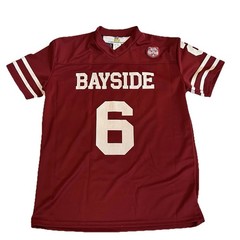 Saved By The Bell AC Slater Bayside Tigers Football Jersey #6 Men’s Medium NWT