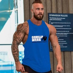 Men Tank Top Gym Workout Shirt Sleeveless Muscle Fitness Bodybuilding Tank Shirt