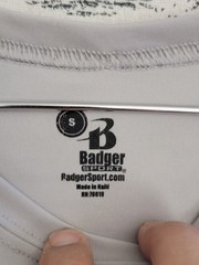 Badger Sport Harvest Park Phys Ed Dept T-Shirt Men’s Size S Gray Short Sleeve