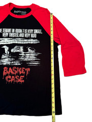 Fright Rags Basket Case Horror Movie Size L Baseball Black T Shirt Red