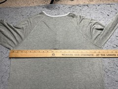 Shore Shirt Mens XL Green Long Sleeve Henley Cotton Rayon Polyester Made In USA