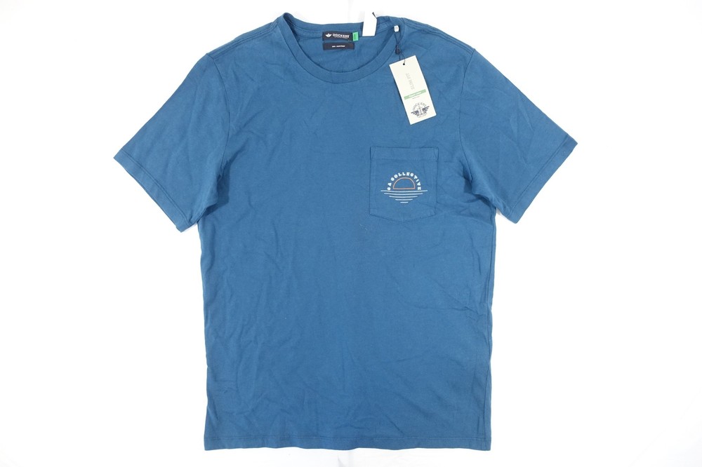 DOCKERS BLUE SMALL SLIM CALIFORNIA COLLECTIVE POCKET TEE TSHIRT MENS NWT NEW