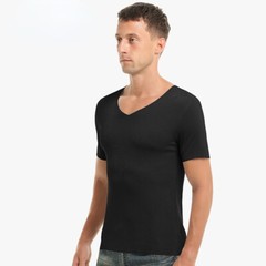 3Pack New Men Summer Thin V Neck Tops Short Sleeve Shirts Half Sleeve T-shirt