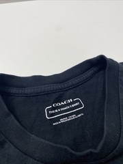 Coach Black T-Shirt Size Medium Mens House of Leather New York Logo Tee Shirt