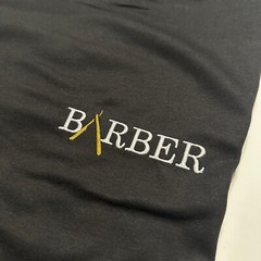 Barber Stitched T-Shirt – Barber Uniform, Cosmetology Barber Shop Gift