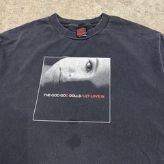 Vintage Y2K The Goo Goo Dolls T-shirt Let Love in Band Tee Faded Black Large