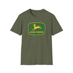 Vintage John Deere Logo T-Shirt | Distressed Country Farm Tractor Tee