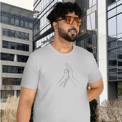 “Classic Fit Round Neck Tee for Men – Perfect for Dog Lovers Everywhere!”
