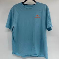 Tommy Bahama T-Shirt Mens Large Blue Rum Parrots Tropical Beach Vacation Party