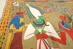 Vintage Egypt Shirt Mens XL 90s Art Tomb of the Kings Graphic Tee Mural Pharaoh