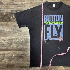 Vintage Levi’s Button Your Fly Shirt Mens XL Black 501 Distressed 90s Faded Tee