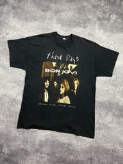 Vintage 1996 Bon Jovi These Days Rare Tour T-Shirt Single Stitch Black Size XL