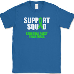 SUPPORT SQUAD Cerebral Palsy Awareness T-Shirt Fund Raiser Group Tee