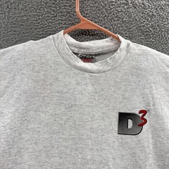 VINTAGE Computer Shirt Men Large Gray D3 Pick System Software Single Stitch 90s
