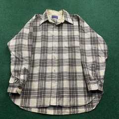 Vintage Pendleton Board Shirt Flannel Mens XL Brown 70S Wool Plaid USA MADE
