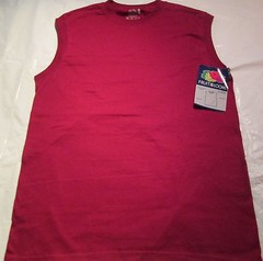 Men Muscle T-Shirt Fruit of Loom Classic Small 4 PC 4 Color 100 % Cotton