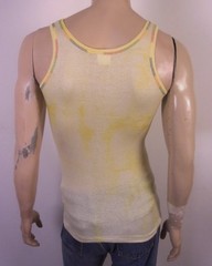 vintage 70s Cal-Cru NWOT Tank Top T-Shirt Rainbow Stitch soft thin USA sz M